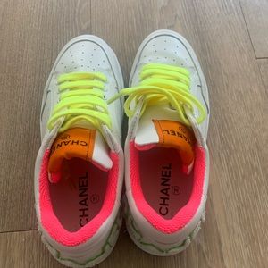 Chanel leather sneakers